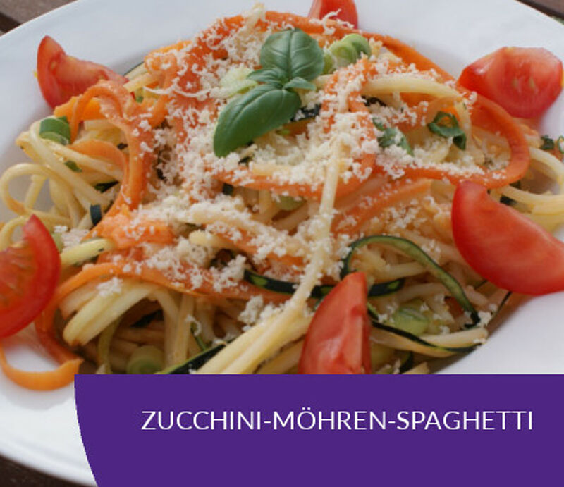 Nutricia Metabolics: Zucchini-Möhren-Spaghetti